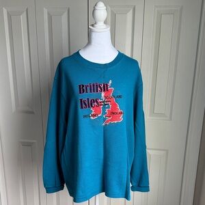 Teal British Isles Sweatshirt